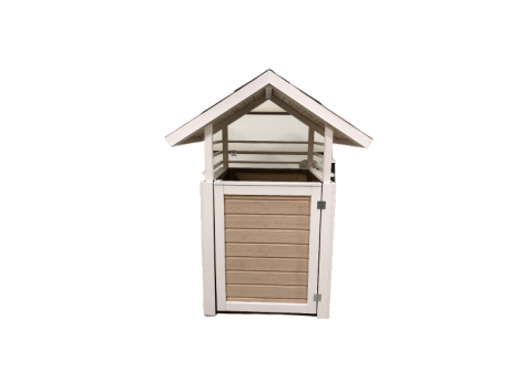 Single bin storage 370L with a GABLE roof | 0.9 x 0.9m