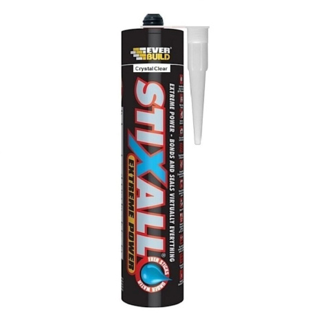 STIXALL CRYSTAL CLEAR WET & DRY ADHESIVE SEALANT | 300ml