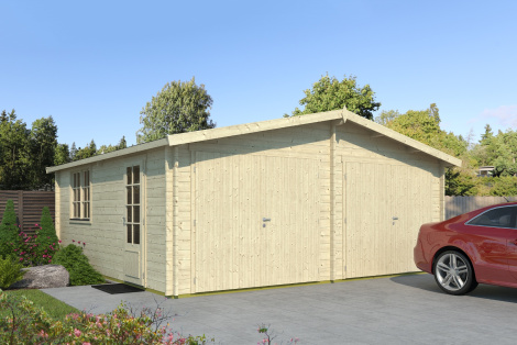 Double Garage Zeeland 44 | 5.6 x 5.7m (18'4" x 18'8")