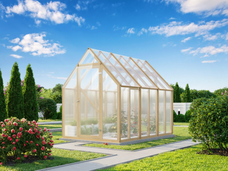 Greenhouse B | 2.1 x 3.1m  (6'10" x 10'2")