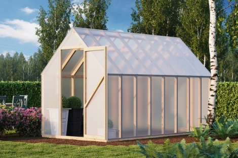 Greenhouse C | 3.1 x 2.1m  ( 10'2" x 6'10")