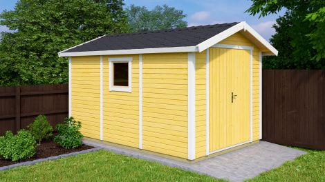 Shed GEORG 19 mm | 2.4 x 3.6 (7'10" x 11'9")