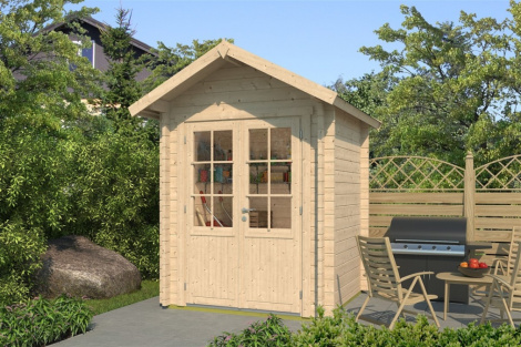 Durable and Simple Garden Shed LEXI 44 A | 2 x 2.1 m
