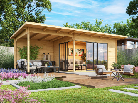 Leisure Garden Room With an Extension Starla 44 C | 6.8 x 4.1m ( 22'3" x 13'5")