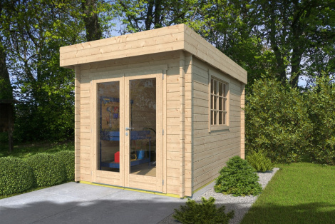 Wooden garden shed STEVE 44 | 2.5 x 3.5 m (8' x 11'4'') 44 mm
