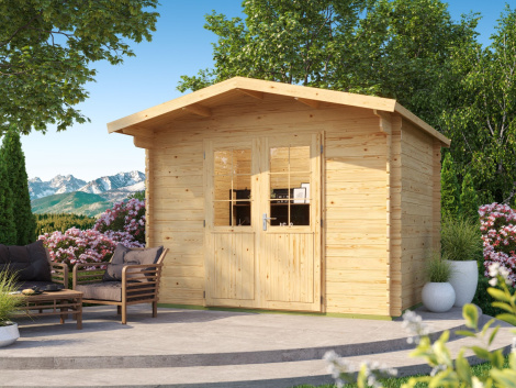 NEW IN STOCK! Garden shed with double door KENLY 28 | 3 x 2.3 m (9'10'' x 7'7'') 28 mm